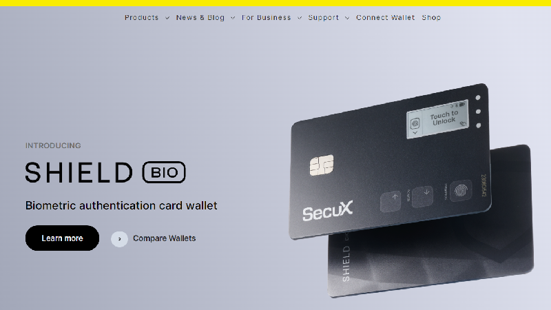 Anonimna kripto denarnica SecuX brez KYC.