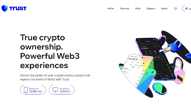 Trust anonimna kripto denarnica brez KYC.