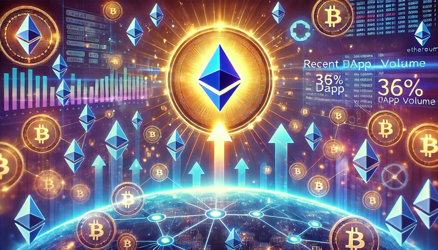 Obseg DApps na Ethereumu se je v enem tednu povečal za 36 %