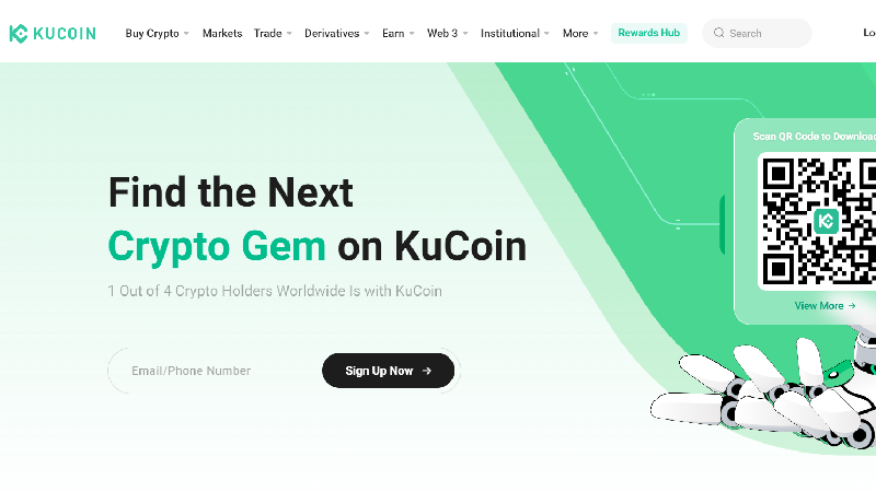 Najbolj&scaron;e borze kriptovalut kucoin
